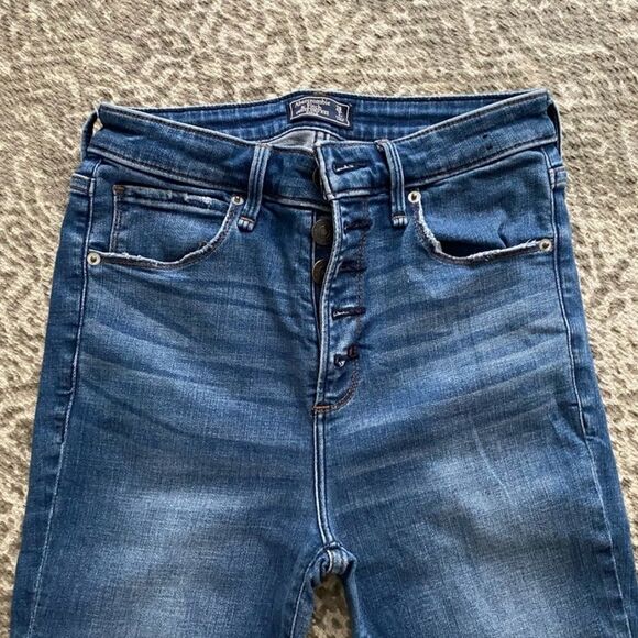Abercrombie Simone high‎ rise skinny ankle jeans 26/2 - Picture 8 of 13